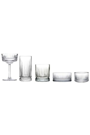 60-teiliges Glas-Erfrischungsgetränk-Präsentationsset der Elysia-Serie, komplettes Mitgift-Set 60elysiaikramseti - 2