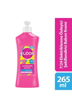 7 24 Şekillendirici Saç Bakım Kremi Elektriklenme Önleyici Argan Yağı Bal 265 ml - 2