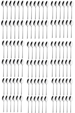 72 Stück Edelstahl-Qualitäts-Tages-Teelöffel, einfarbig, Modell VGS-0181 - 1