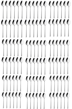 72 Stück Edelstahl-Qualitäts-Tages-Teelöffel, einfarbig, Modell VGS-0181 - 4