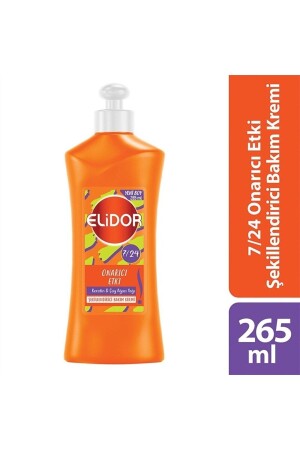 7-24 Şekillendirici Saç Bakım Kremi Onarıcı Etki Keratin & Çay Ağacı Yağı 265 ml - 3