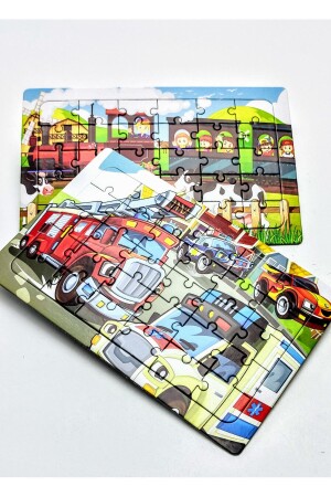 8 adet Çocuk Yapboz - Çocuk Puzzle 30 parçalı set - 8