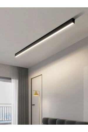 80 cm Tageslicht-LED-Pendelleuchte, moderner LED-Kronleuchter, lineare LED-Leuchte, linear, linear, RK65330 - 4