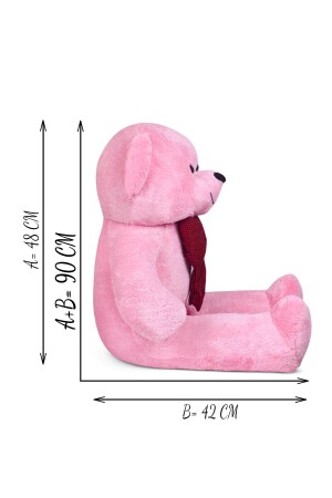 90 cm Fliege-Teddybär (100 % lokal) 90 cm005 - 5