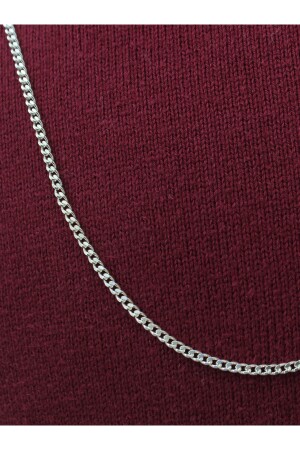 925 Sterling Silber Unisex dünne Gourmet-Kette 2 mm - 6