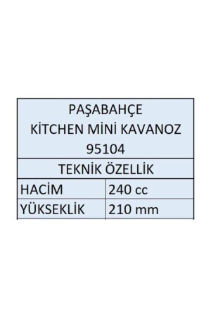 95104 Kitchen Mini-Gewürzglas 240 cc – 12 Stück PB&95104-12 Stück - 6