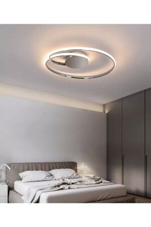 A Modern Plafonyer Power Led Avize Concept Ürün Krom Beyaz Işık Ledli Avize burenze275 - 4