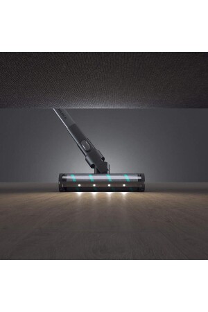 A9 500 W kabelloser, wiederaufladbarer Vertikalstaubsauger mit LED-Licht, schwarze Farbe - 8