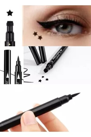 Ab Çift Uçlu Yıldız Desenli Eyeliner - 1