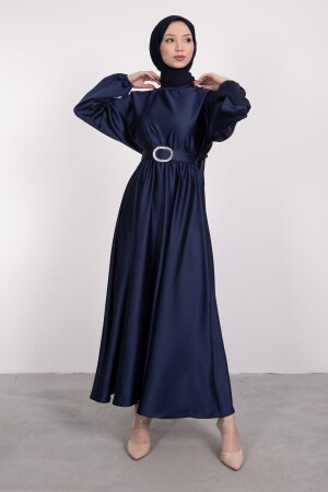 Abendkleid aus Mevlana-Satin 77817251 - 5