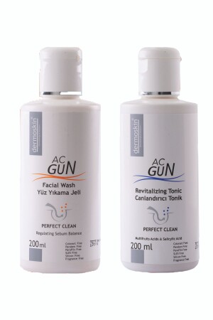 Acgun Gesichtswaschgel für zu Akne neigende Haut 200 ml + Acgun Revitalizing Tonic 200 ml DER6002541 - 2