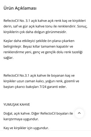 Açık Kahve Kaş Boyası 3.1 Yeni Ambalajı Ile - 5