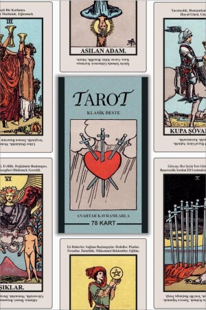 Açıklamalı Deste Öğrenme Ve Ileri Düzey Orijinal Evrensel Tasarım TAROT1000 - 5