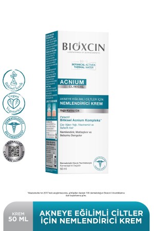 Acnium Sebum Balancing Moisturizing Cream 50 ml – Akne, Komedonen, Pickel 8680512629177 - 2