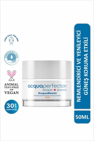 Acquaboost Yoğun Nemlendirici- Yenileyici Ve Güneş Koruma Etkili Yüz Kremi 50 ml (SPF30) - 1