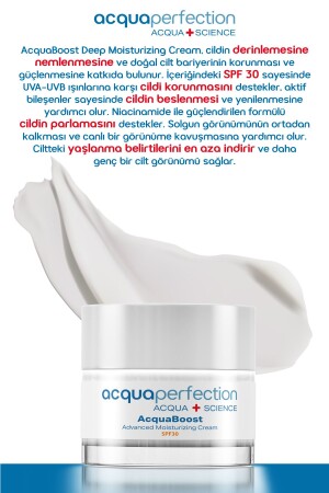 Acquaboost Yoğun Nemlendirici- Yenileyici Ve Güneş Koruma Etkili Yüz Kremi 50 ml (SPF30) - 7