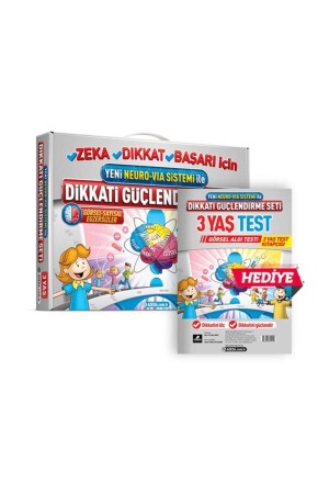 Adeda Neuro Via Dikkati Güçlendirme Seti 3 Yaş ve Görsel Dikkat Testi - 3