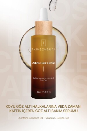 Adios Dark Circle Göz Altı Serumu (caffeine Solutions 5% - Vitamin C) Aydınlık Göz Altı Görünümü kafein - 6