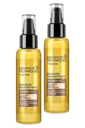 Advance Techniques Argan ve Hindistan Cevizi Yağı İçeren Saç Bakım Yağı 100 Ml. İkili Set - 2