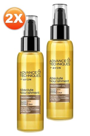 Advance Techniques Argan ve Hindistan Cevizi Yağı İçeren Saç Bakım Yağı 100 Ml. İkili Set - 4