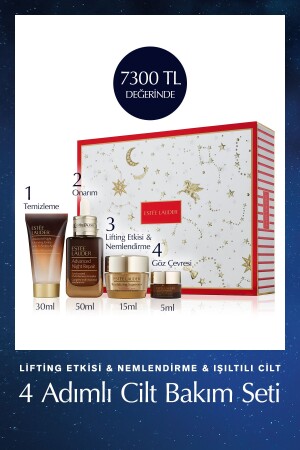 Advanced Night Repair 4'lü Set Onarıcı Lifting Etkili Kolajen Üretimine Yardımcı 50ml-15ml-30ml-5ml - 2