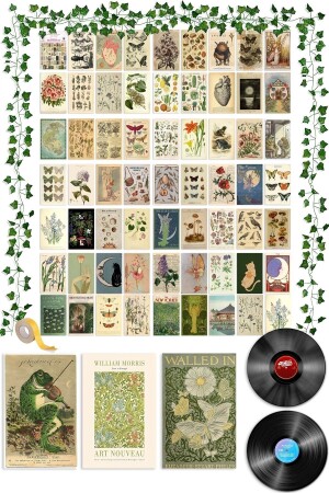 Aesthetic Planty Botany Botanisches Wanddekorationsset ADKLTW46 - 2