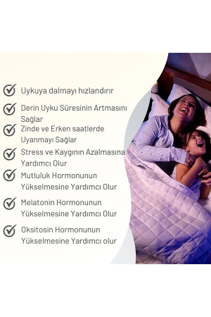 Ağırlıklı Battaniye Tek Kişilik Yorgan 6 Kg Gri 155x215 %100 Pamuk 4 Mevsim Kullanılabilir SNDYRGNNVRSİMLİ1113 - 8