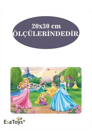 Ahşap 54 Parça Çocuk Puzzle - 5