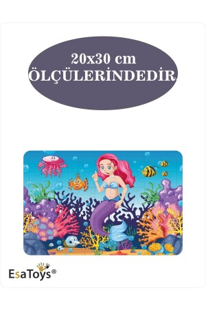 Ahşap 54 Parça Çocuk Puzzle - 5