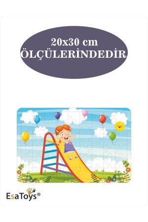 Ahşap 54 Parça Çocuk Puzzle - 5