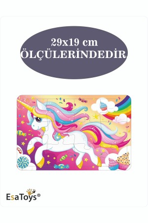 Ahşap Çocuk Puzzle 12 Parça - 5