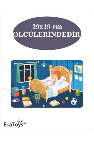 Ahşap Çocuk Puzzle 12 Parça - 5