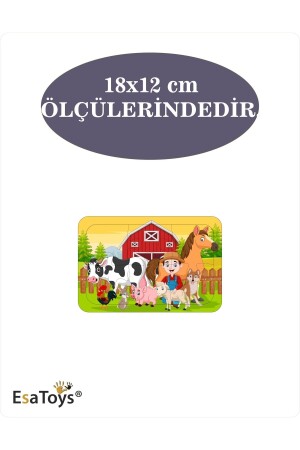 Ahşap Çocuk Puzzle 6 Parça - 5