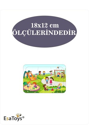 Ahşap Çocuk Puzzle 6 Parça - 5