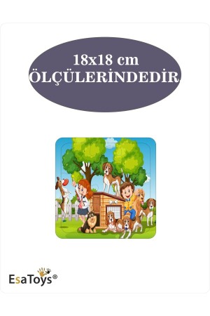 Ahşap Çocuk Puzzle 9 Parça - 5