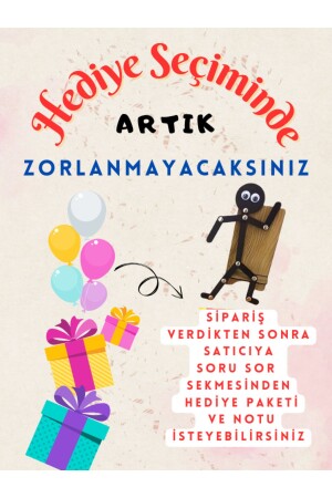 Ahşap Eğitici Oyuncak Montessori Çöp Adam Ahşap Oyuncak Ahşap Yapboz Aktivite Eğitici Oyuncak Ahşap - 6