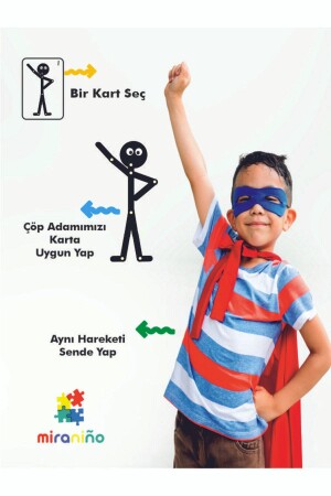 Ahşap Eğitici Oyuncak Montessori Çöp Adam Ahşap Oyuncak Ahşap Yapboz Aktivite Eğitici Oyuncak Ahşap - 8