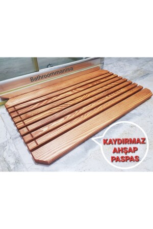 Banyo Kaydırmaz Ahşap Paspas Bt2020 - 1