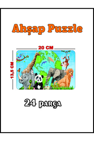 Ahşap Puzzle 6 Lı PZ61094103981309 - 7