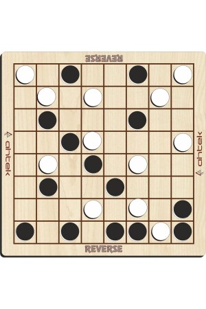 Ahşap Reverse Zeka Ve Strateji Oyunu- Reversi - 2