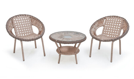 Akçay Rattan Çay Seti - 1