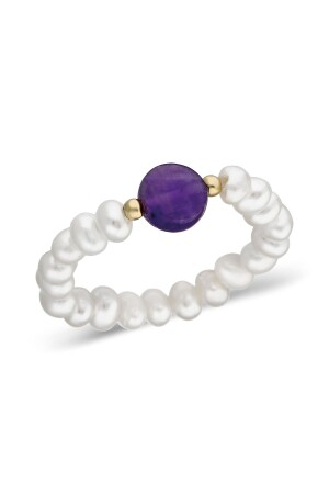 AKİ AMETHYST-PERLENRING - 2