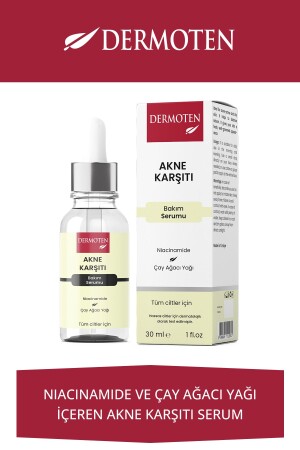 Akne Karşıtı Serum, Niacinamide Ve Çay Ağacı Yağlı Cilt Bakım Serumu 30 ml 8699649122932 - 2