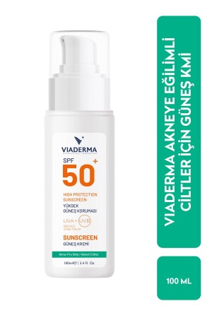 Akne Karşıtı SPF 50 Yüz Ve Vücut Güneş Kremi Akneye Meyilli & Karma Ciltler - Bisabolol 326790 - 3