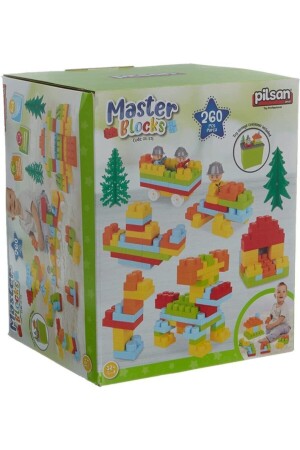 Aksesuarlı Master Bloklar 256 Parça Eğitici Bloklar 03573 Fsp PLS-03573 - 6