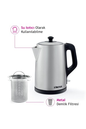 AL 795 I Inox 1650 W Çelik Çay Makinesi Inox - 9