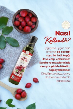 Alıç Sirkesi Doğal Fermantasyon Hawthorn Vinegar 500 Ml - 3