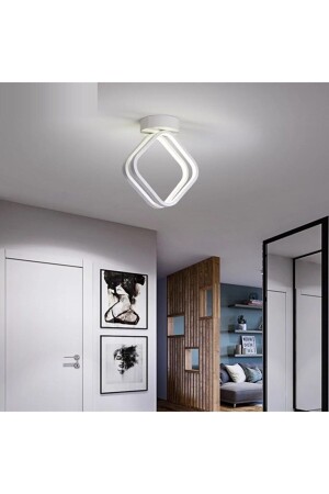 Alice Modern Design Weiße Farbe Wohnzimmer – Küche – Flur Weißer LED-2-teiliger Kronleuchter ALC81 - 2