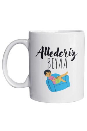 Allederiz Beya Written Trakya Fun Eylül Design Spezielles Design Bedruckte Tasse – Kaffeetasse trakya0003 - 3