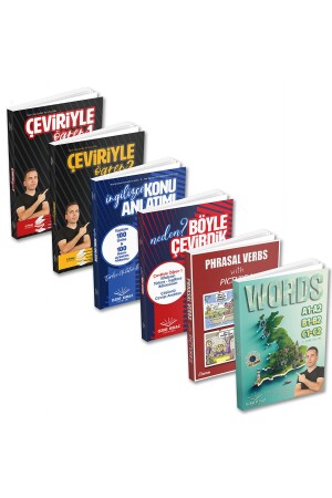 Allgemeines Englisch-Set mit 6 Büchern und Videounterstützung - 3